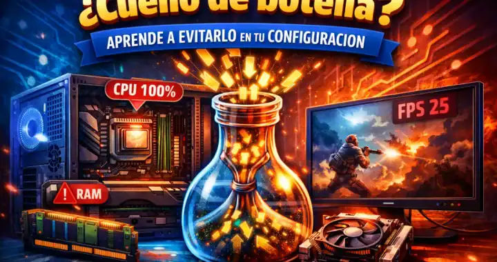 ¿Qué es el cuello de botella en PC? Cómo evitarlo y mejorar el rendimiento