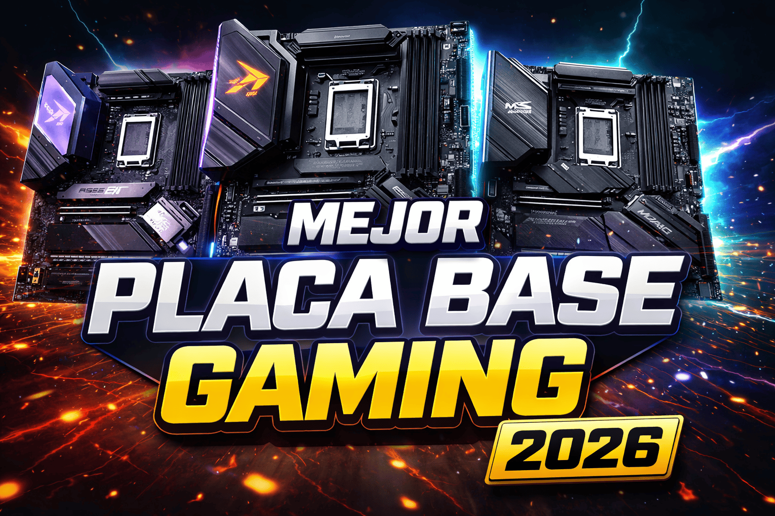 Placa base gaming para PC en 2026 con alto rendimiento y compatibilidad.